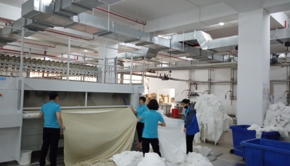 Hệ thống cấp hơi cho giặt là
